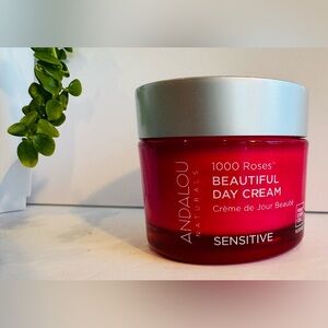 Andalou Naturals 1000 Roses Beautiful Day Cream 1.7oz New